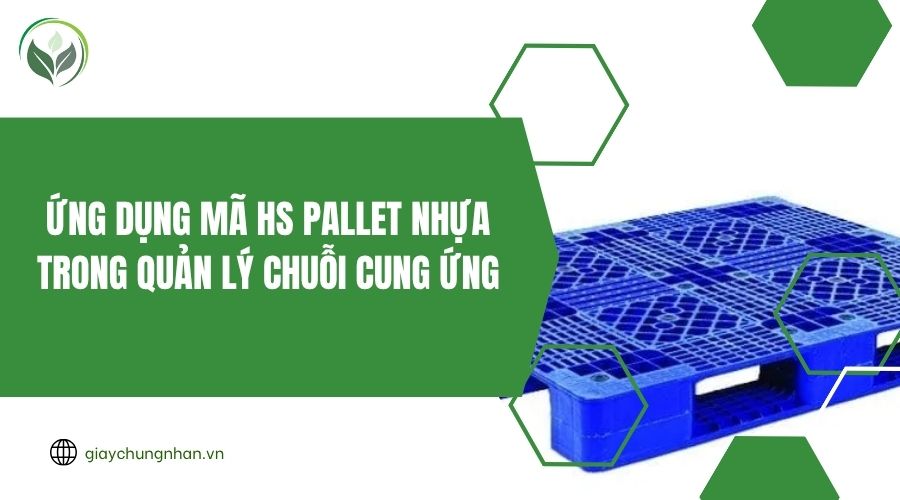 Ứng dụng mã HS pallet nhựa trong quản lý chuỗi cung ứng