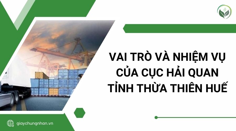 Vai trò và nhiệm vụ của Cục hải quan tỉnh Thừa Thiên Huế