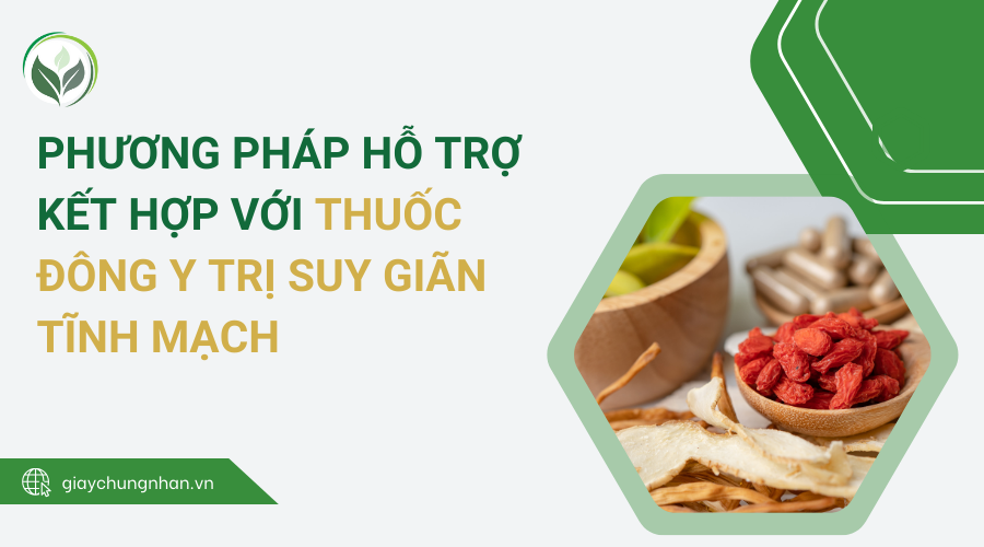 Phương pháp hỗ trợ kết hợp với thuốc Đông y trị suy giãn tĩnh mạch