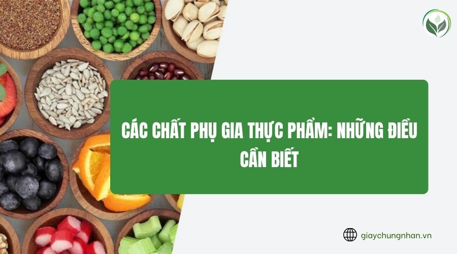 Các chất phụ gia thực phẩm: Những điều cần biết