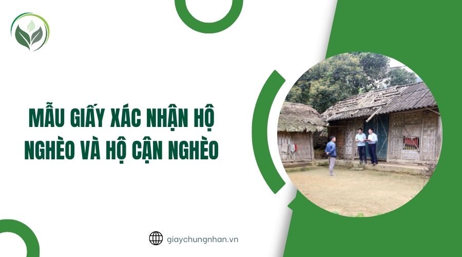 Mẫu giấy xác nhận là người địa phương