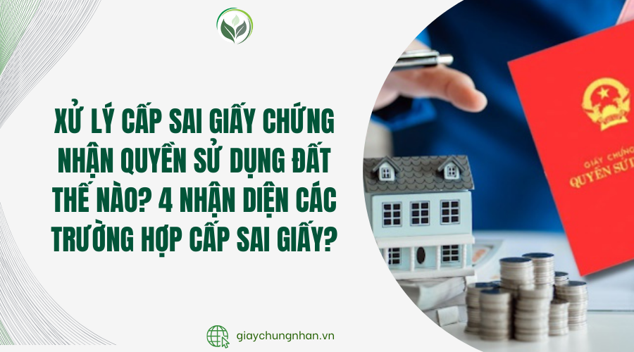 Xử lý cấp sai giấy chứng nhận quyền sử dụng đất thế nào? 4 Nhận diện các trường hợp cấp sai giấy?