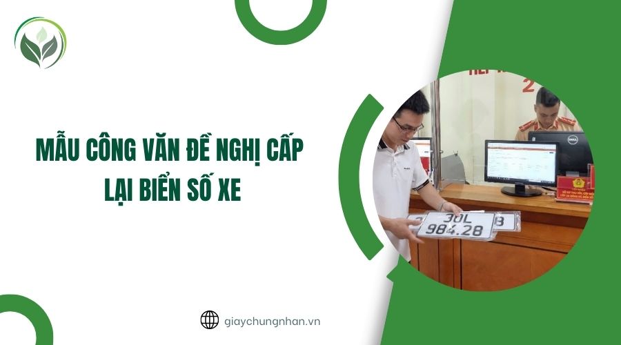 Mẫu công văn đề nghị cấp lại biển số xe