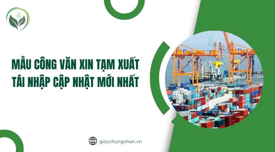 Mẫu công văn xin tạm xuất tái nhập cập nhật mới nhất