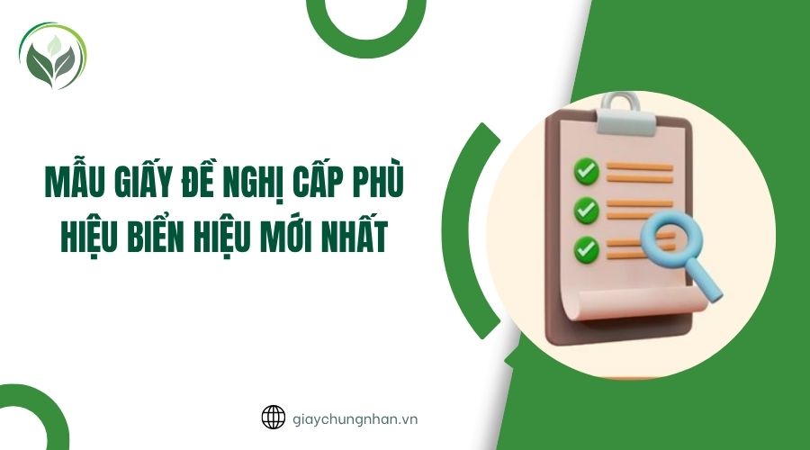 Mẫu giấy đề nghị cấp phù hiệu biển hiệu mới nhất