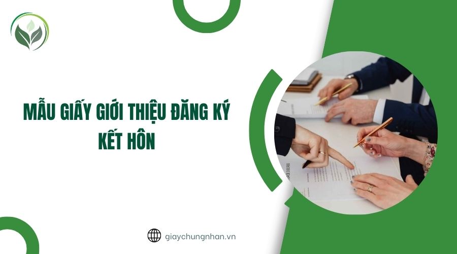 Mẫu giấy giới thiệu đăng ký kết hôn