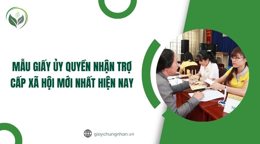 Mẫu giấy ủy quyền nhận trợ cấp xã hội mới nhất hiện nay