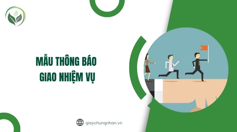Mẫu thông báo giao nhiệm vụ