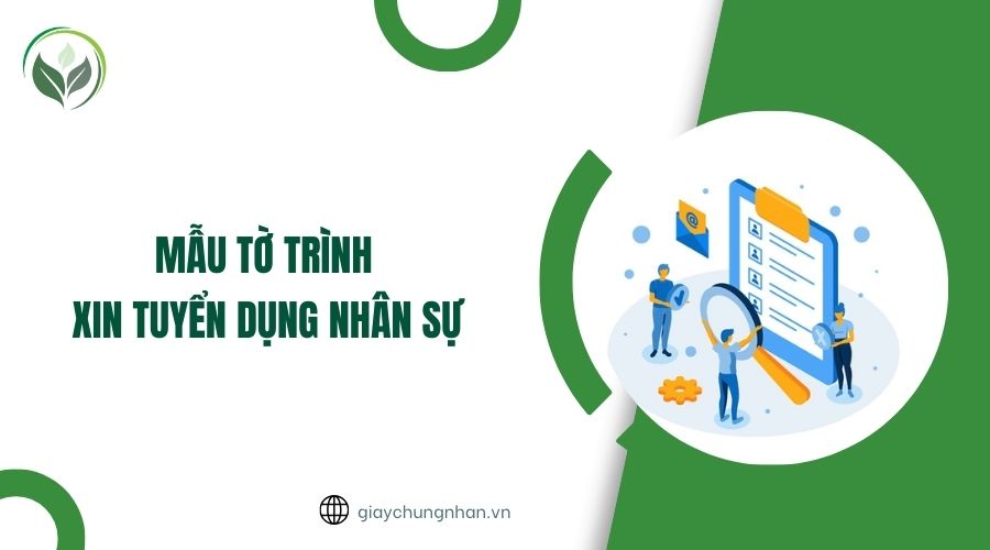 Mẫu tờ trình xin tuyển dụng nhân sự