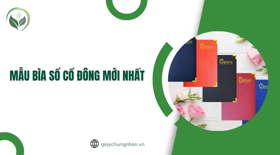 Mẫu bìa sổ cổ đông mới nhất