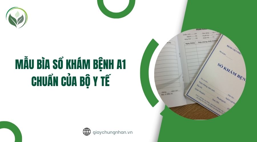 Mẫu bìa sổ khám bệnh A1 chuẩn của Bộ Y tế