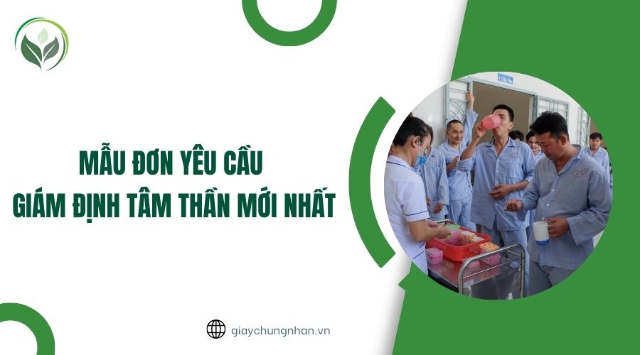 Mẫu đơn yêu cầu giám định tâm thần mới nhất