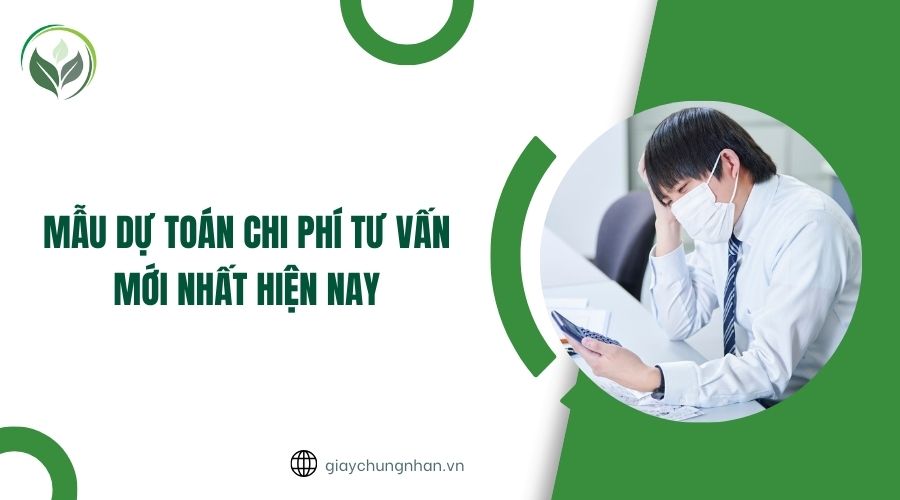 Mẫu dự toán chi phí tư vấn mới nhất hiện nay
