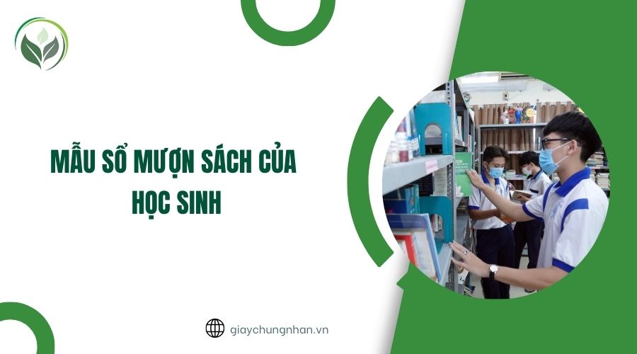 Mẫu sổ mượn sách của học sinh