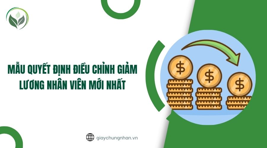 Mẫu quyết định điều chỉnh giảm lương nhân viên mới nhất