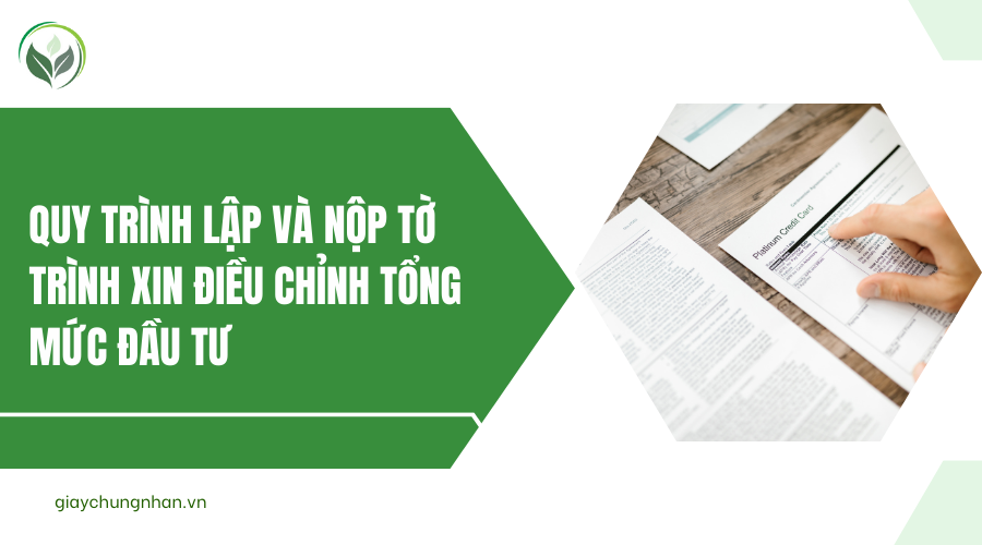 Quy trình lập và nộp tờ trình xin điều chỉnh tổng mức đầu tư