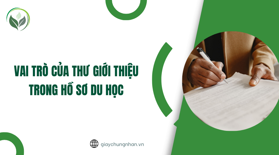 Vai trò của thư giới thiệu trong hồ sơ du học