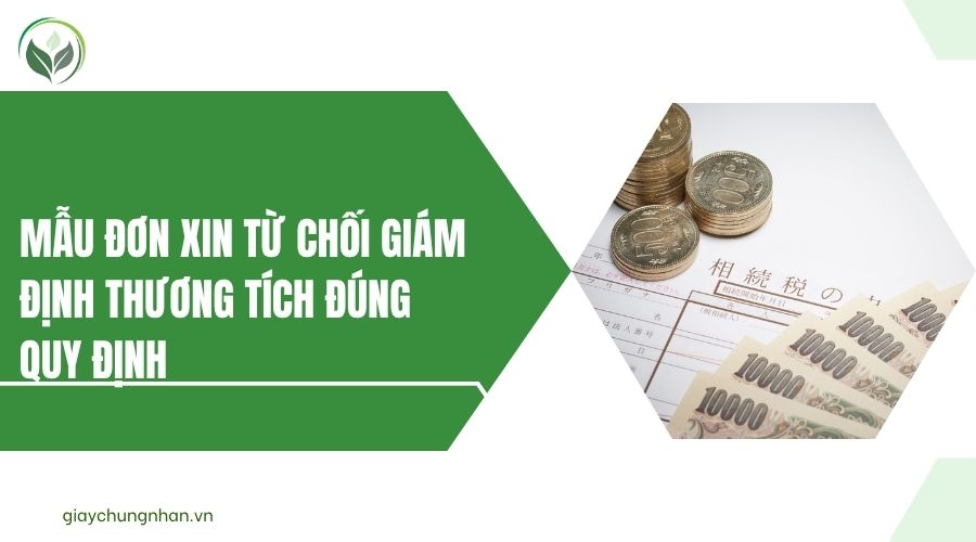 Mẫu đơn xin từ chối giám định thương tích đúng quy định