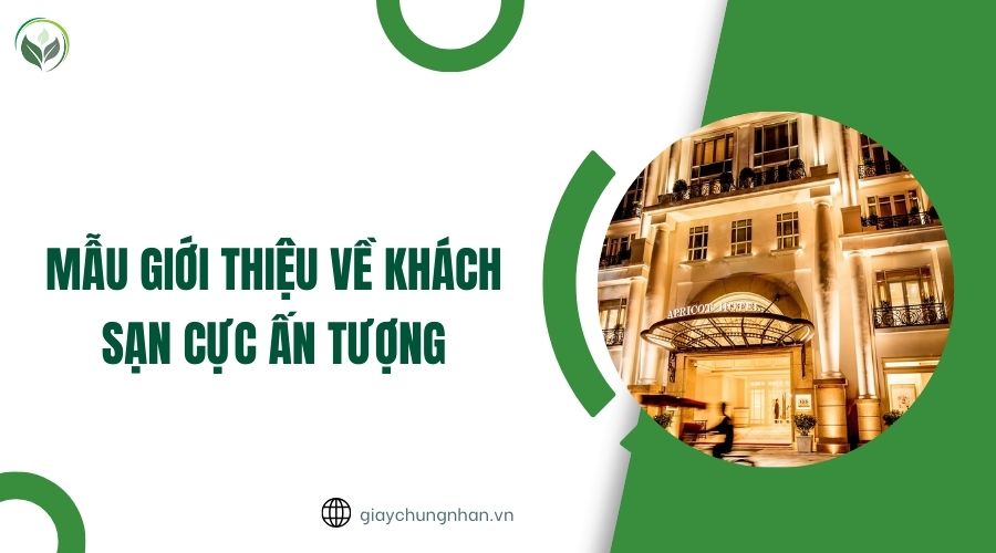 Mẫu giới thiệu về khách sạn cực ấn tượng