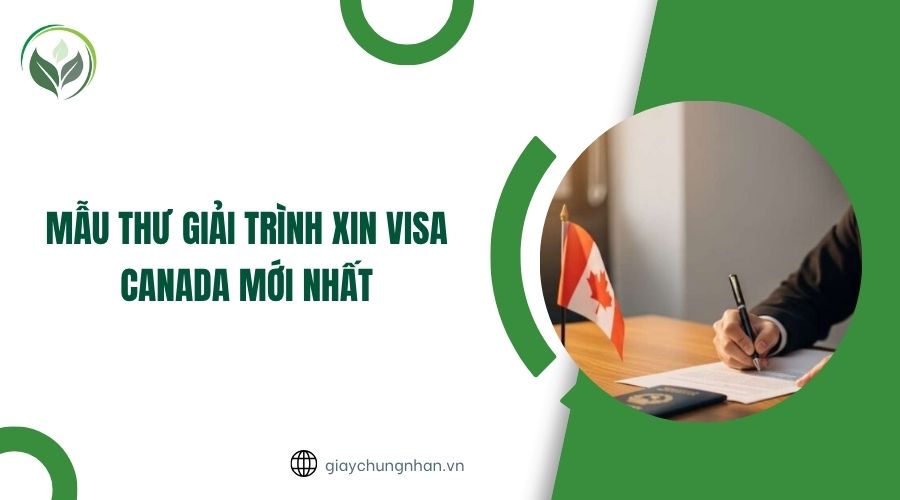 Mẫu thư giải trình xin visa canada mới nhất