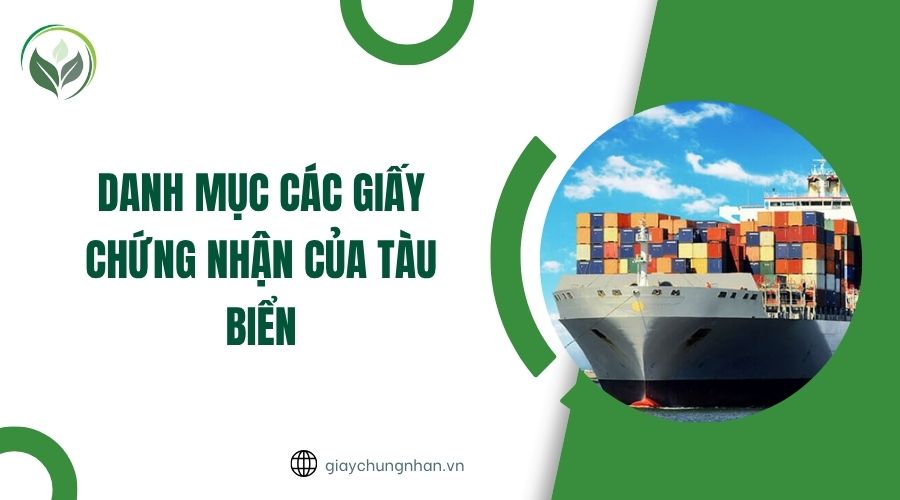 Danh mục các giấy chứng nhận của tàu biển