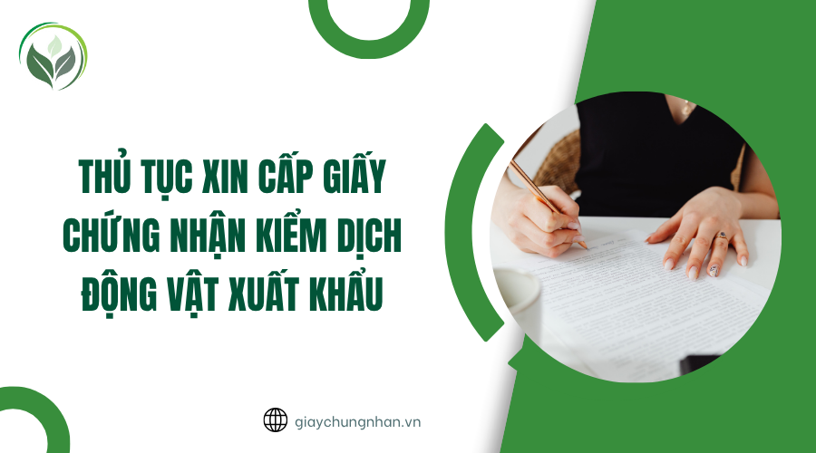 Thủ tục xin cấp giấy chứng nhận kiểm dịch động vật xuất khẩu