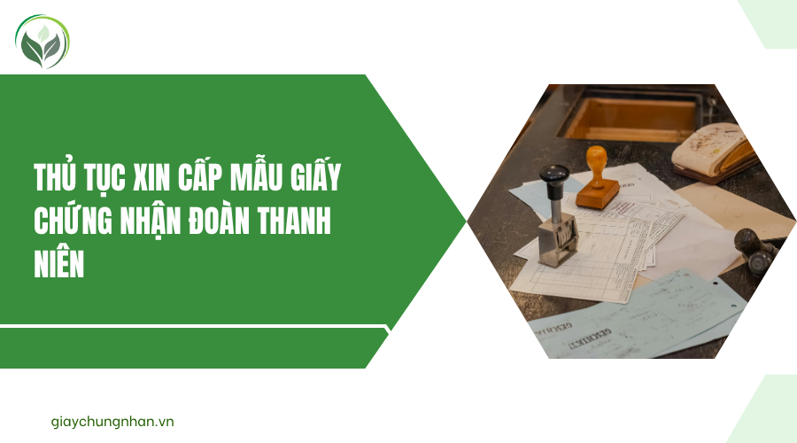 Thủ tục xin cấp mẫu giấy chứng nhận đoàn thanh niên
