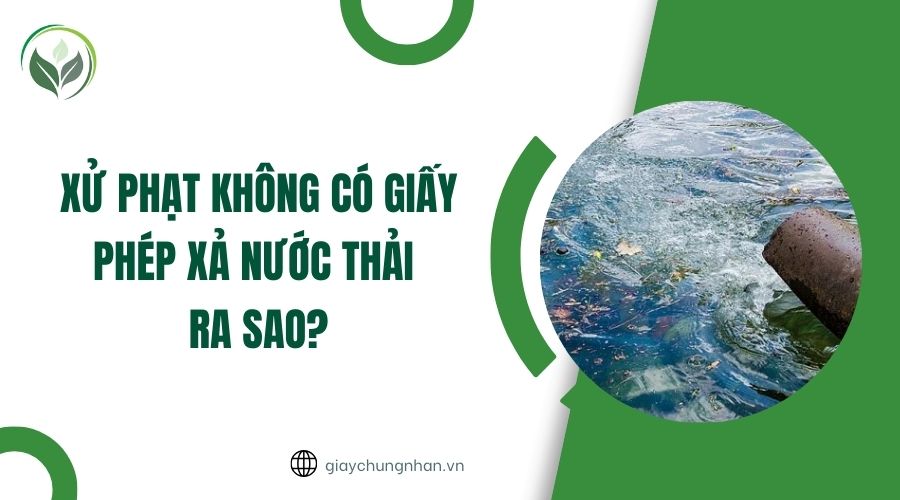 Xử phạt không có giấy phép xả nước thải ra sao?