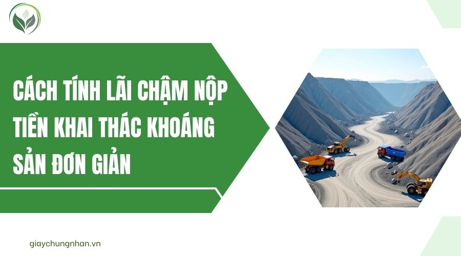Cách tính lãi chậm nộp tiền khai thác khoáng sản đơn giản