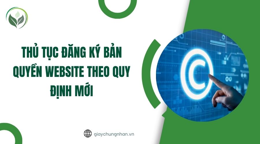 Thủ tục đăng ký bản quyền website theo quy định mới