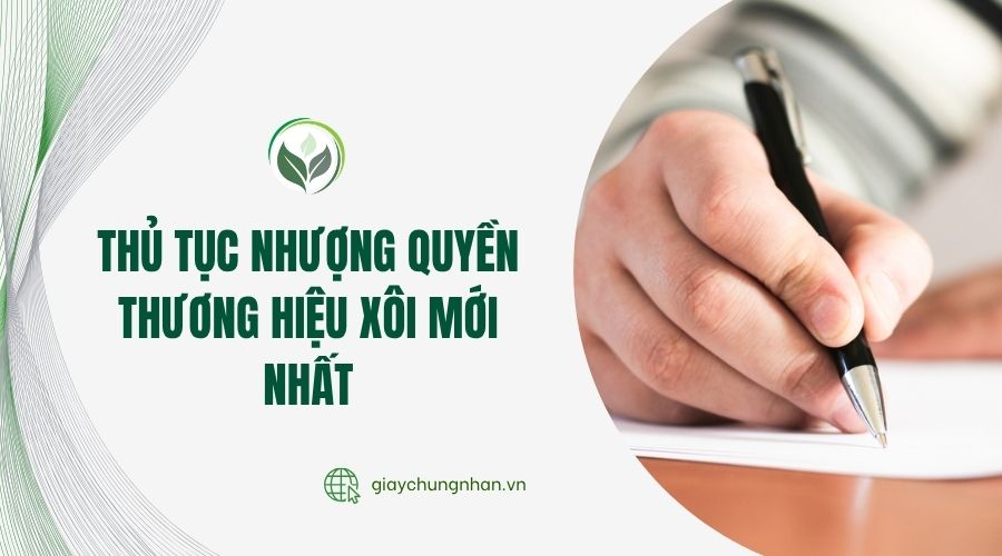 Thủ tục nhượng quyền thương hiệu xôi mới nhất