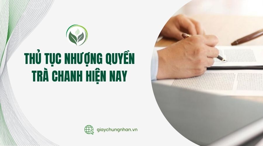 Thủ tục nhượng quyền trà chanh hiện nay