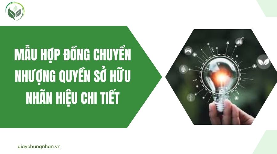 Mẫu hợp đồng chuyển nhượng quyền sở hữu nhãn hiệu chi tiết