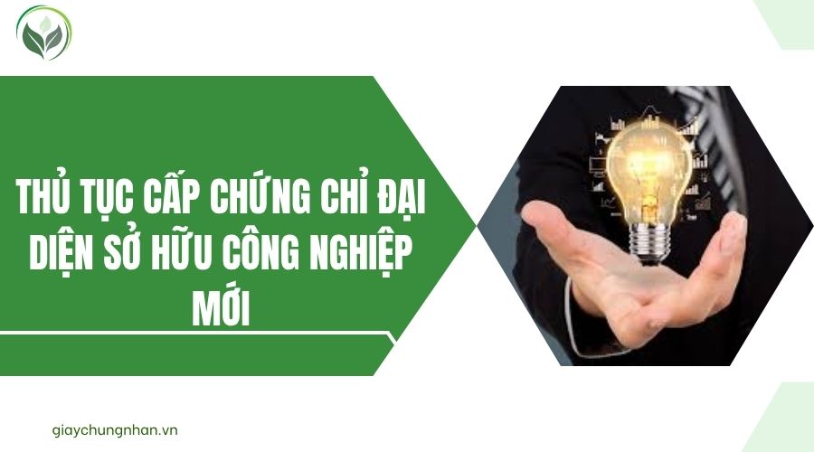 Thủ tục cấp chứng chỉ đại diện sở hữu công nghiệp mới