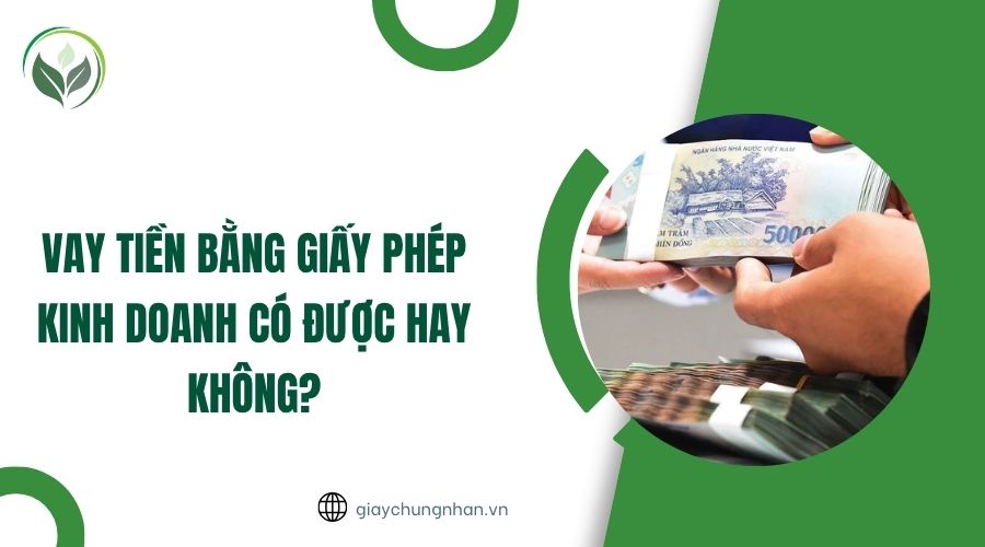 Vay tiền bằng giấy phép kinh doanh có được hay không?
